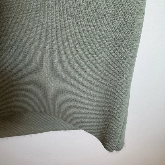 Alice + Olivia Sage Green Cut-Out Bodycon Dress size XL - Picture 6 of 8